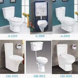 two piece toilet,coupled piece