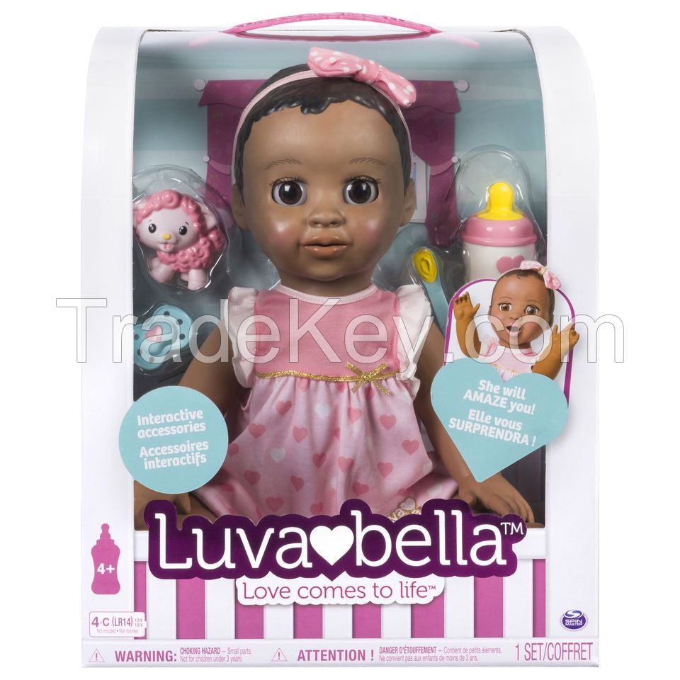 Luvabella - African American - Responsive Baby Doll with Realistic Expressions and Movement