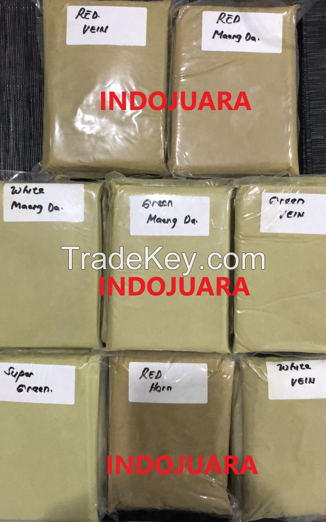 KRATOM MITRAGYNA SPECIOSA LOWEST PRICE - HIGH MITRAGYNINE CONTENT - MOQ 25 KGS - MORE VARIANTS - FREE SAMPLES