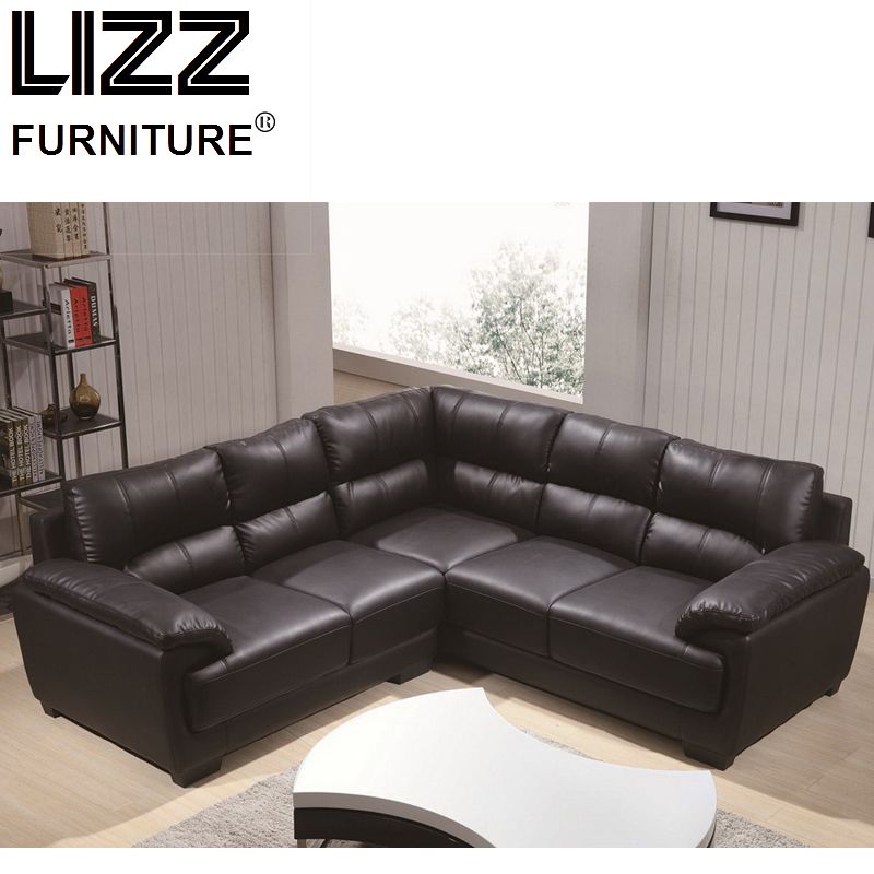 Modern Italian Style Leather Corner Sofa