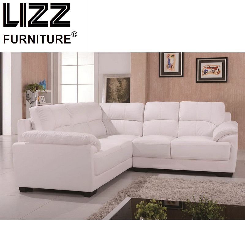 Modern Italian Style Leather Corner Sofa