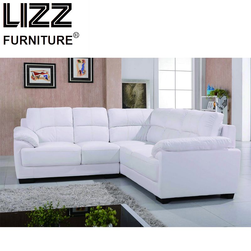 Modern Italian Style Leather Corner Sofa