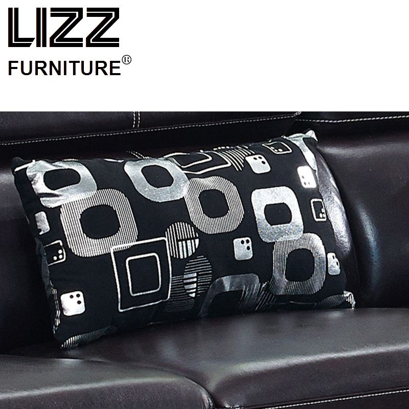 Modern Sectional Home Furniture L Shape Corner Leather Sofa Set