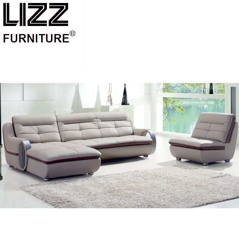 Living Room Leather Sectional Sofa Factory From China