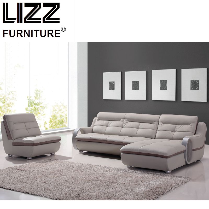 Living Room Leather Sectional Sofa Factory From China