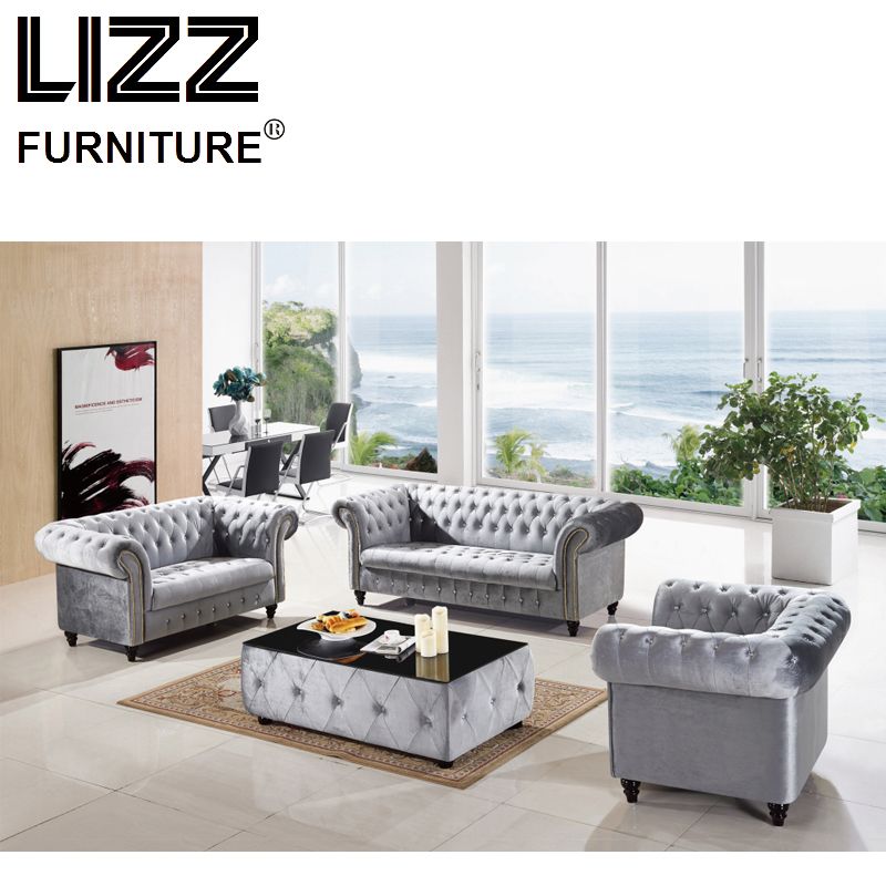 Modern Leisure Furniture Living Room Fabric Sofa