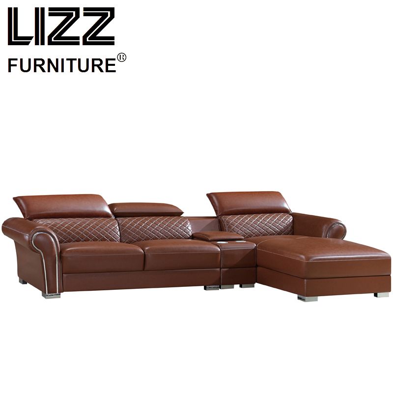 New Design Modern Living Room Leather Sofa Set