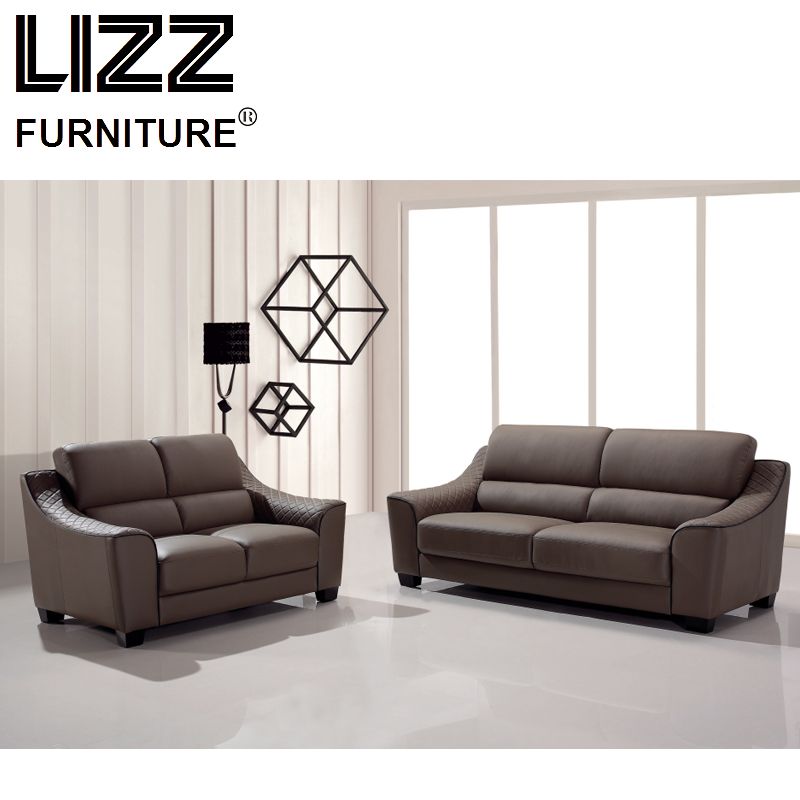 Popular Living Room Furniture Sectional Leather Sofas