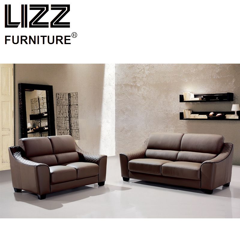 Popular Living Room Furniture Sectional Leather Sofas