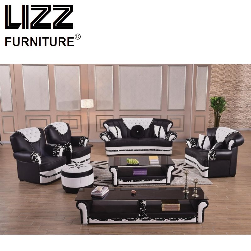 Beautiful Home Furniture Leather Sectional Sofa Set