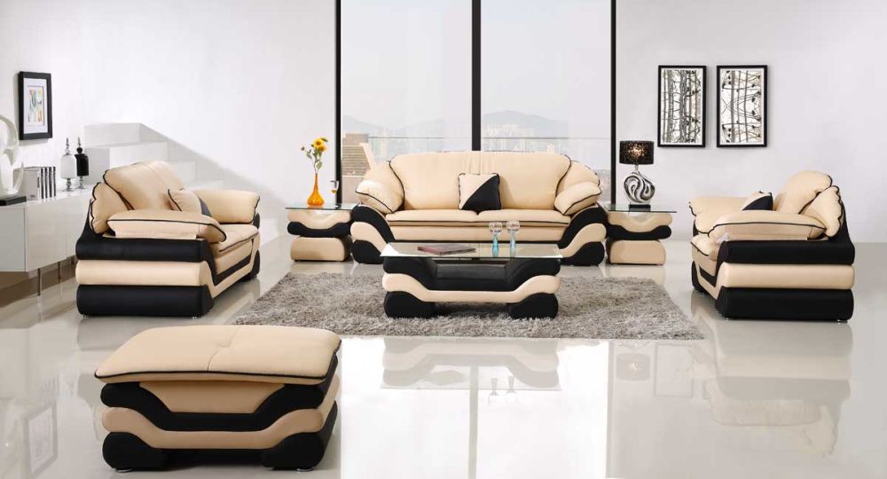 Modern Furniture Home Leather Sofa Set