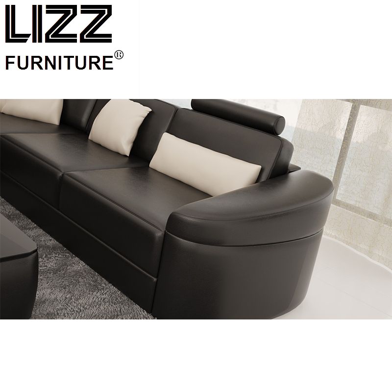 China Luxury Leisure Leather Sofa for Living Room