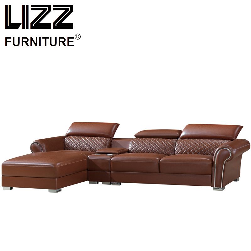 New Design Modern Living Room Leather Sofa Set