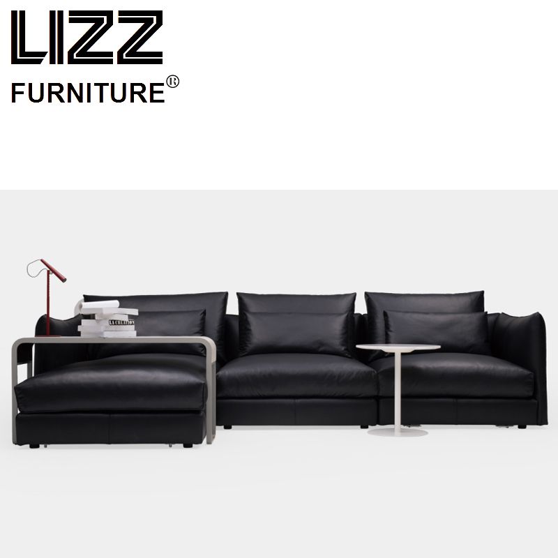 New Style Living Room Leather Feather Sofa Divaani