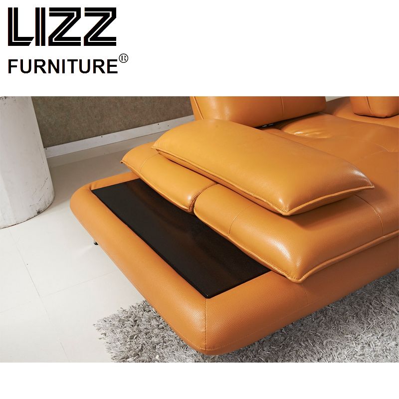 Living Room Furniture Modern Genuine Leather Sofa 