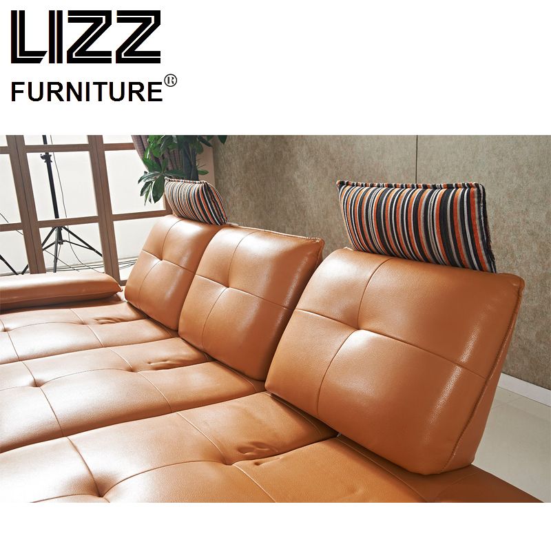 Living Room Furniture Modern Genuine Leather Sofa 