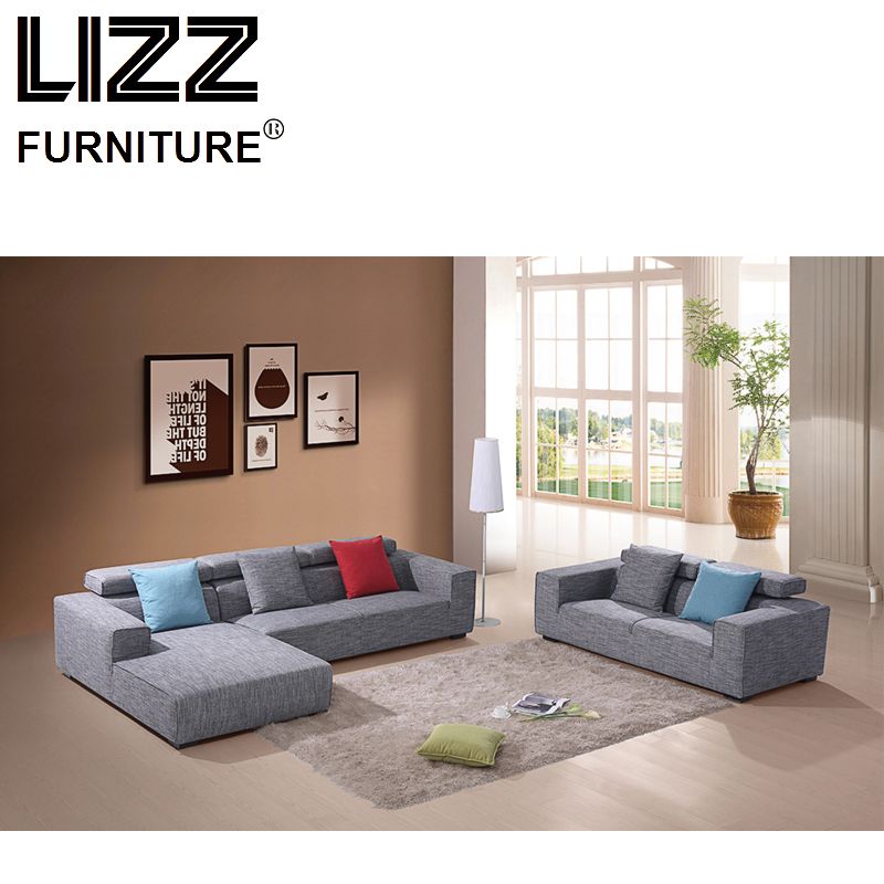 Modern Home Furniture Leisure Style Fabric Sectional Sofa