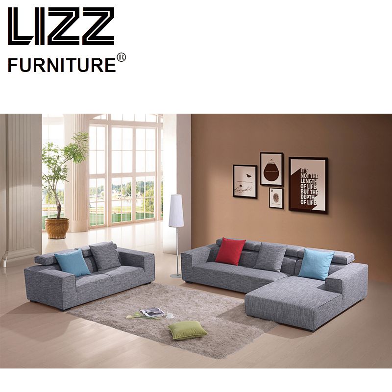 Modern Home Furniture Leisure Style Fabric Sectional Sofa