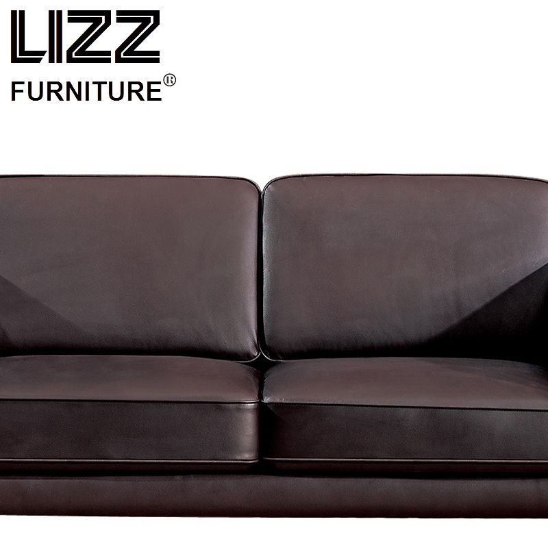 Living Room Furniture Genuine Leather Sofa Set