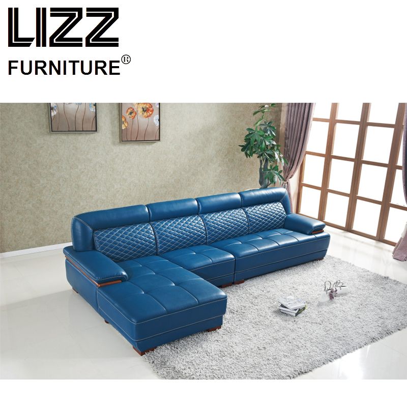 Stylish Home Furniture Modern Leather Corner Sofa