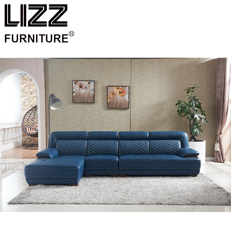 Stylish Home Furniture Modern Leather Corner Sofa