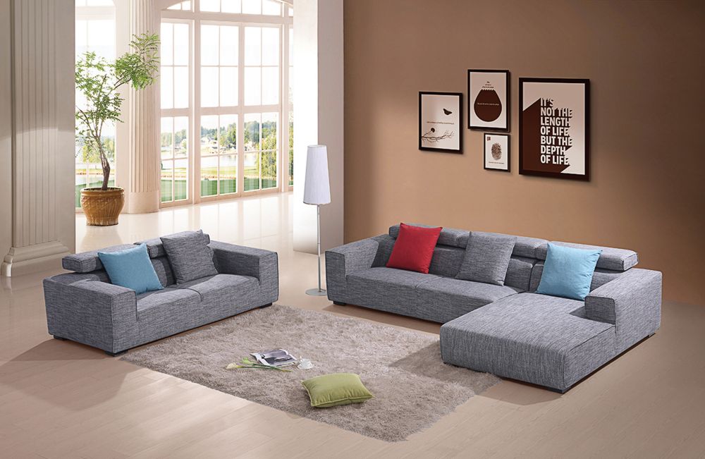 Modern Home Furniture Leisure Style Fabric Sectional Sofa