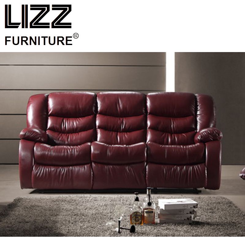 Manual Function Electric Home Leather Sofa