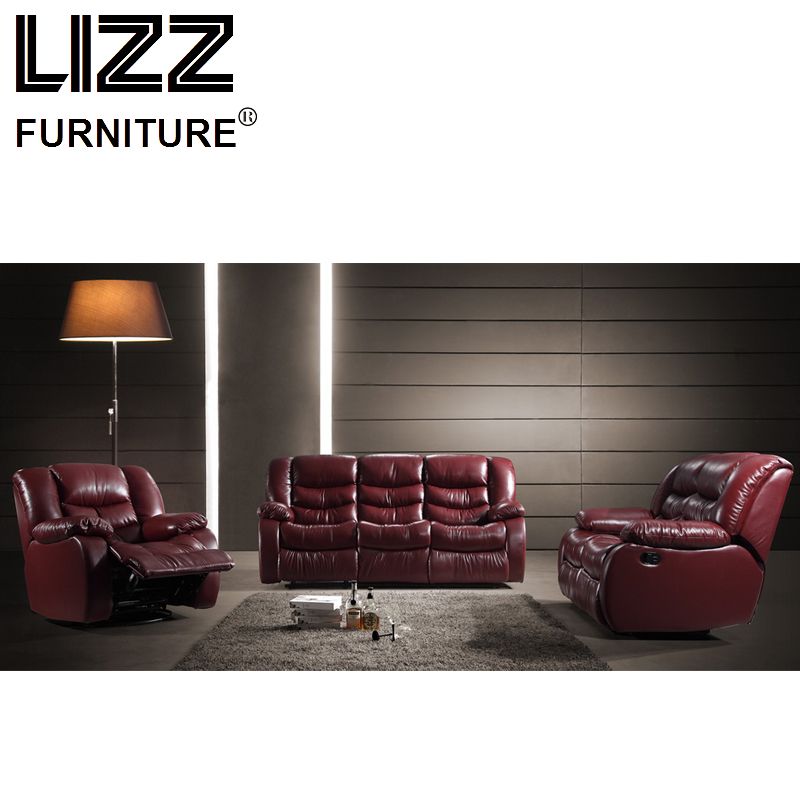 Manual Function Electric Home Leather Sofa