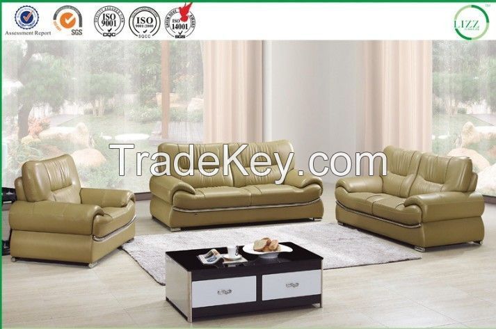 Modern Office Furniture Genuine Leather Sectional Sofa