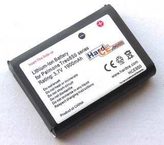 PDA Battery for PalmOne Treo 650