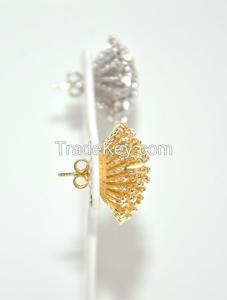 Gold Earrings-Certified MADE IN ITALY !!