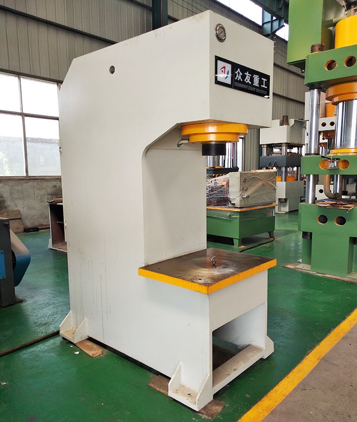 c frame type hole punching hydraulic press machine for bearing