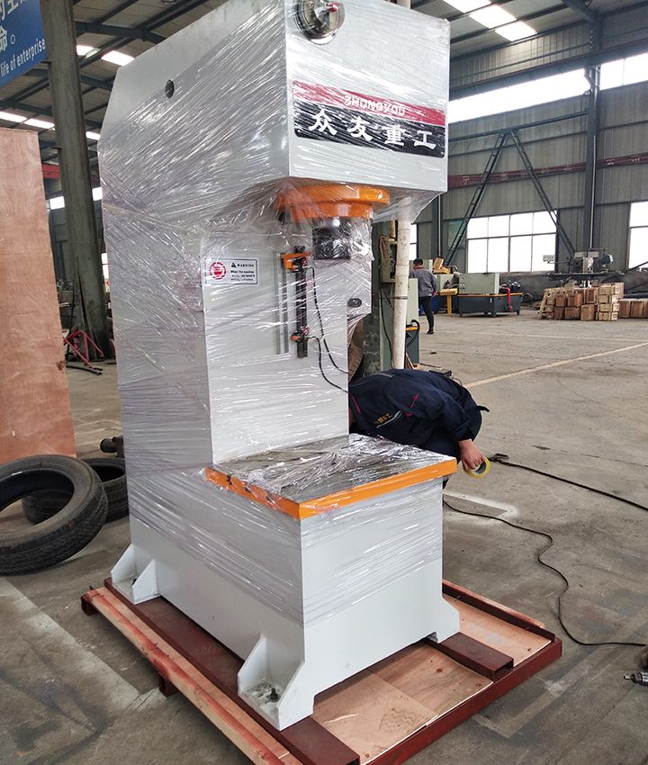 c frame type hole punching hydraulic press machine for bearing