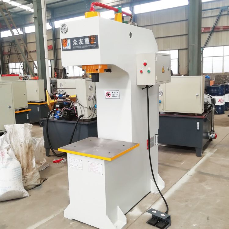 c frame type hole punching hydraulic press machine for bearing