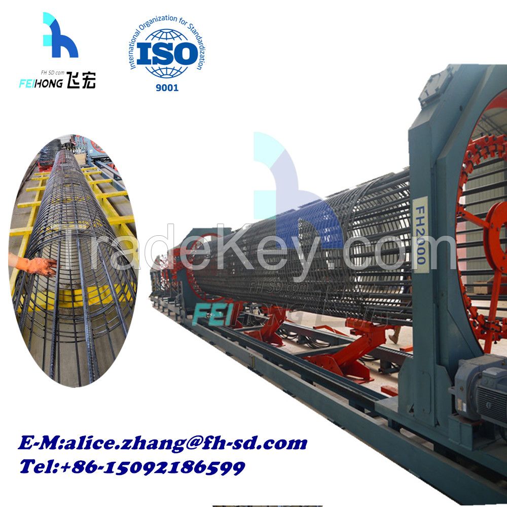 CNC rebar cage making machine