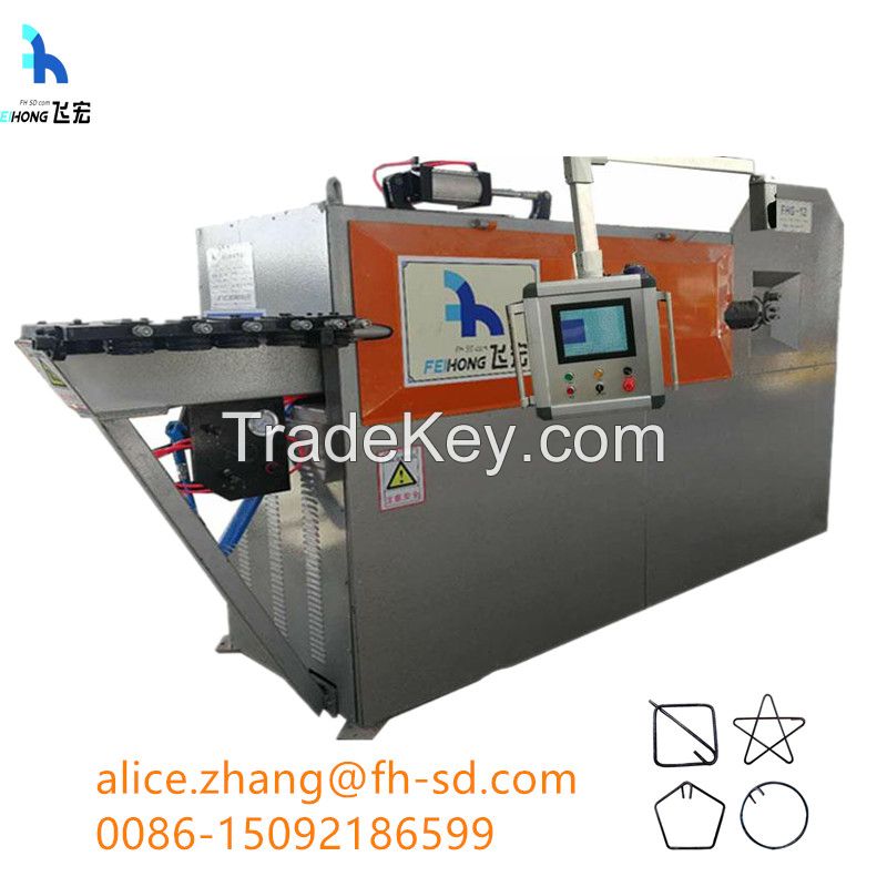 Automatic CNC steel bar cutting and bending machine