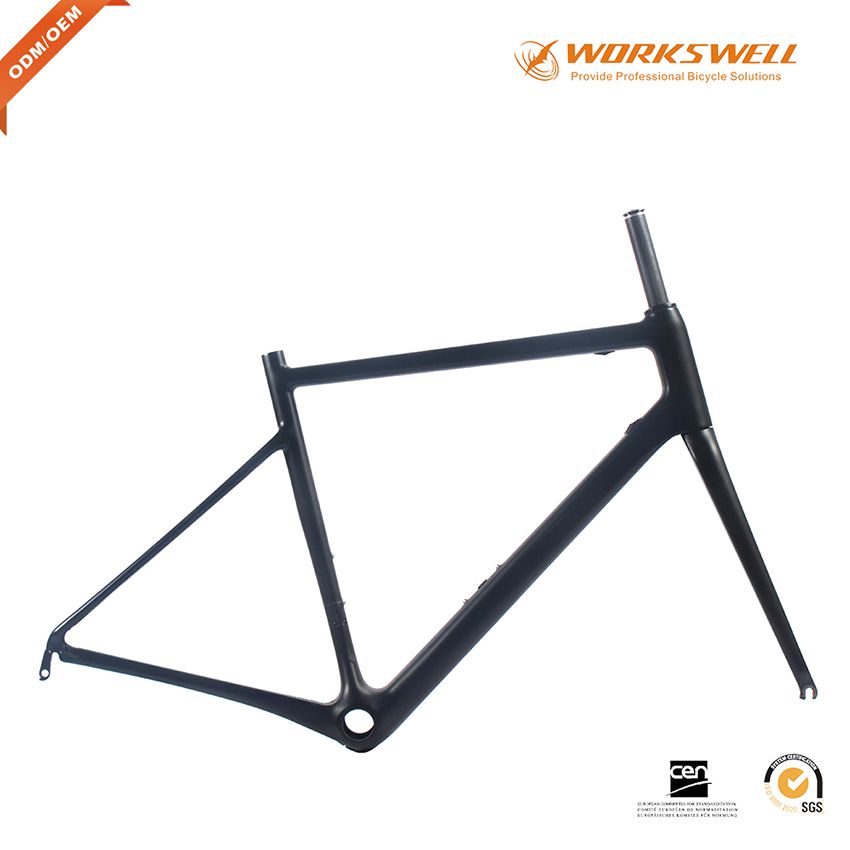 Full monocuque T800 super light road frame endurance carbon bike frame V brake