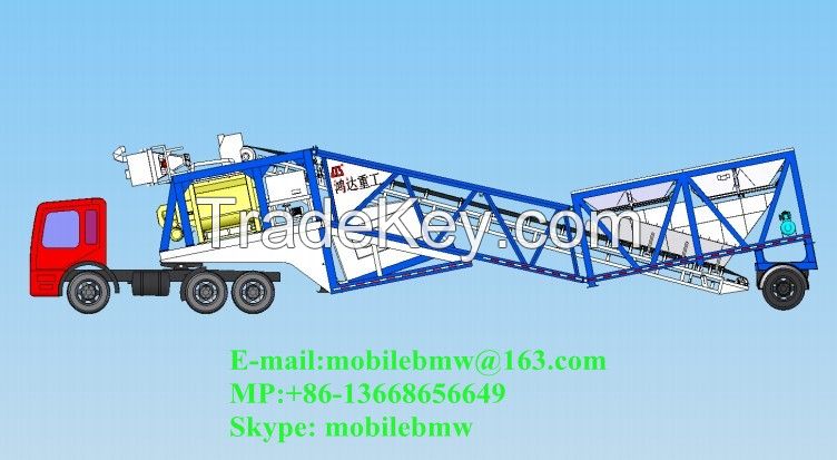 Mobile Concrete Batching PlantYHZS40