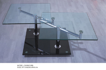 glass tea table D008