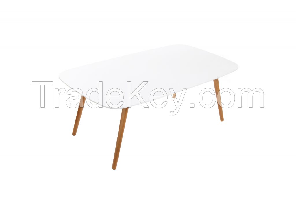 Coffee Table White/blue piano finish table top