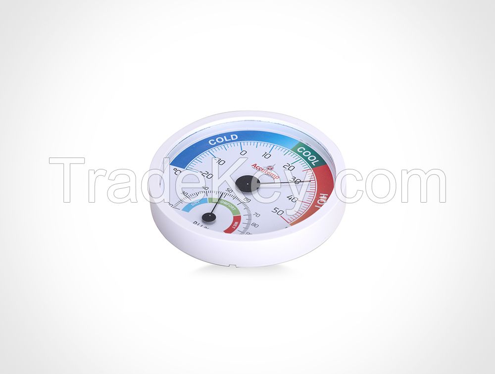 Big Dial Wall Mounted Thermometer & Hygrometer