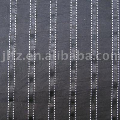 Polyester Spandex Stripe Dobby Fabric