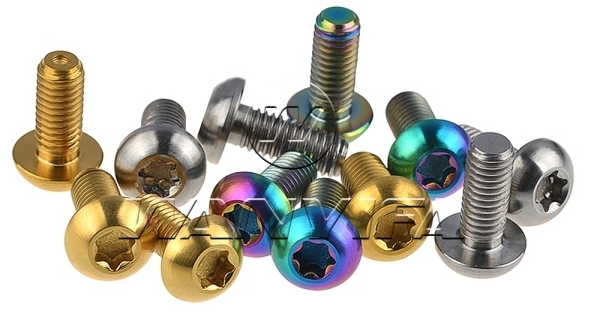 color titanium bolts, nuts, screws,