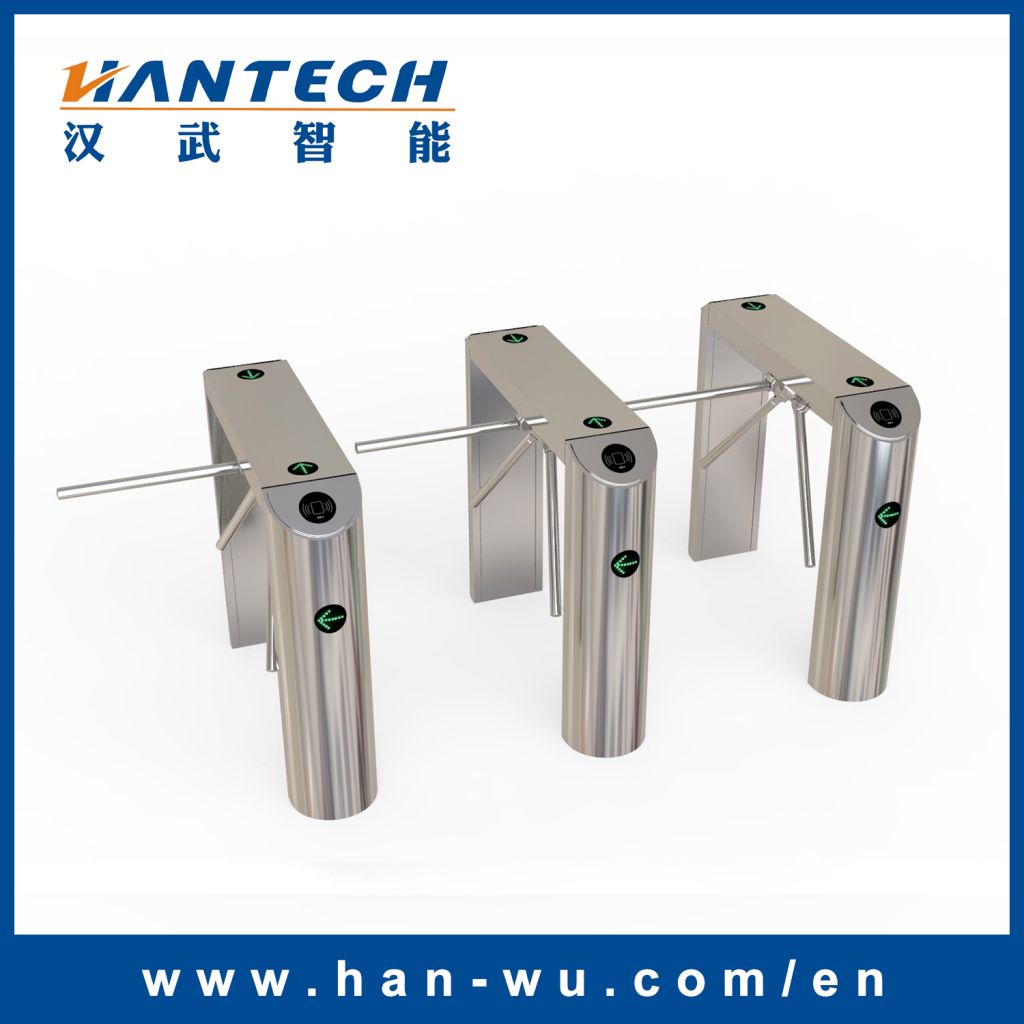 Waist Height Automatic Pedestrian Tripod Turnstile for Entrance Control System