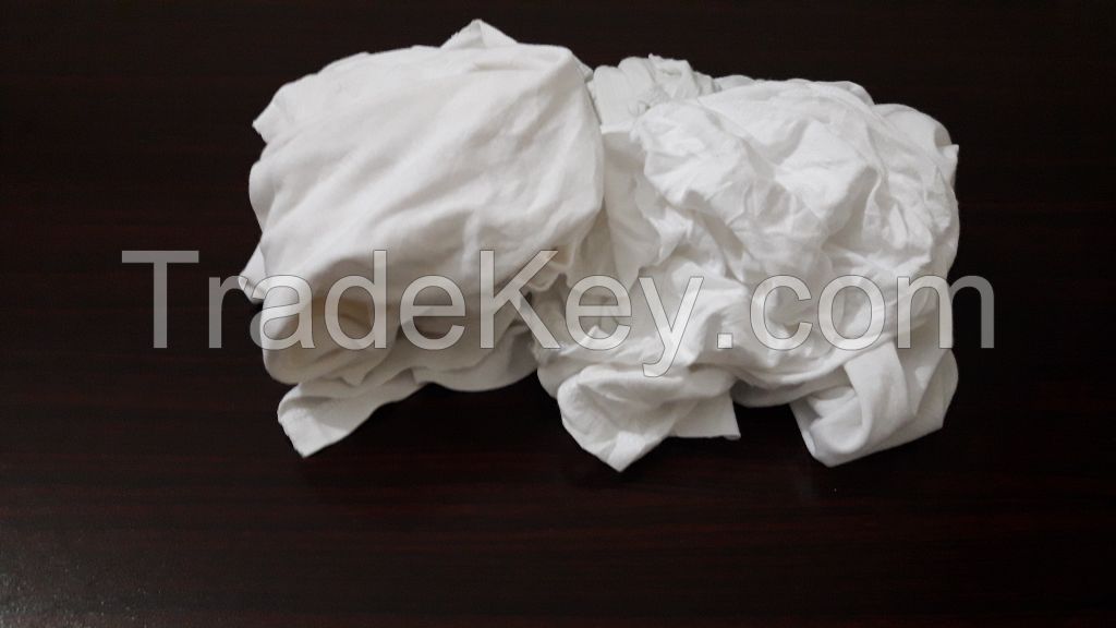 Bleached white knit Rags