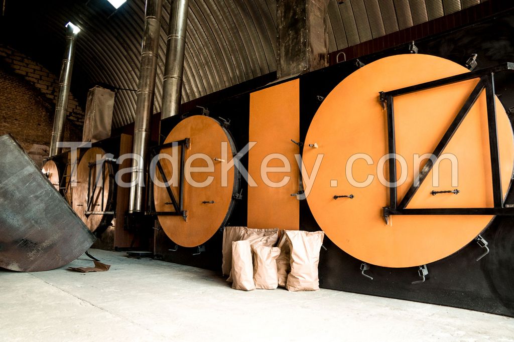 100 Applewood Lump Charcoal By KIC Charcoal Ltd, Ukraine