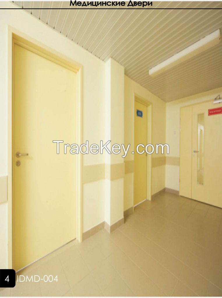 hospital doors wooden doors MDF doors PVC doors 