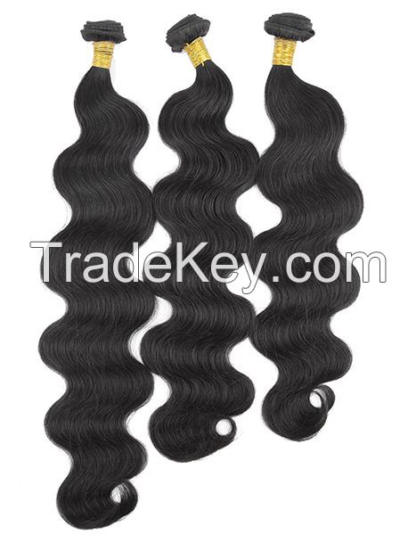 12-14-16 Bundle Deals 3 Pack Virgin Remy Body Wave Hair Weave Brazilian-Malaysian-Indian-Peruvian