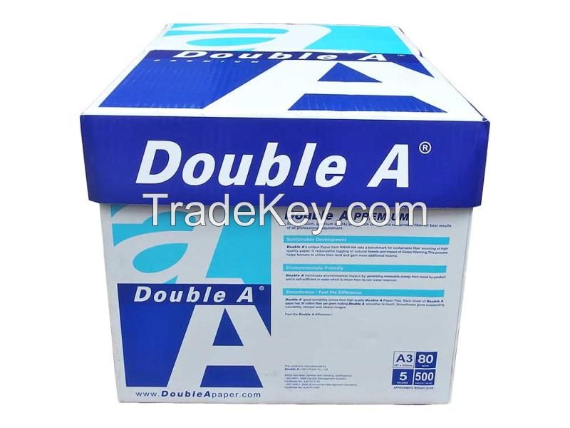 Double A Bond A4 80g A4 Copy Paper 80gsm 75gsm 70gsm