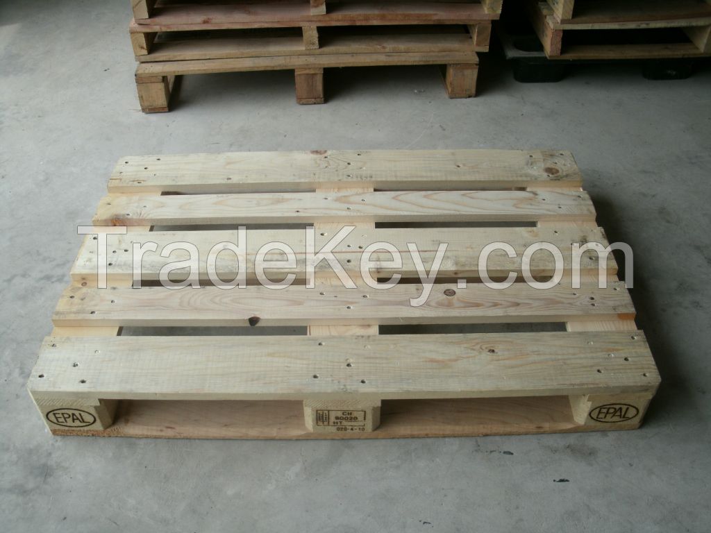 Euro wood pallet secondhand